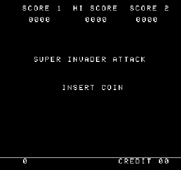 Super Invader Attack screen shot title